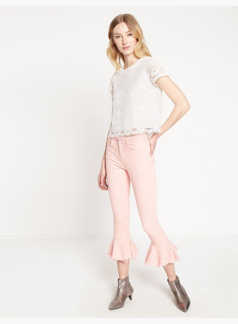 Frill Detailed Trousers