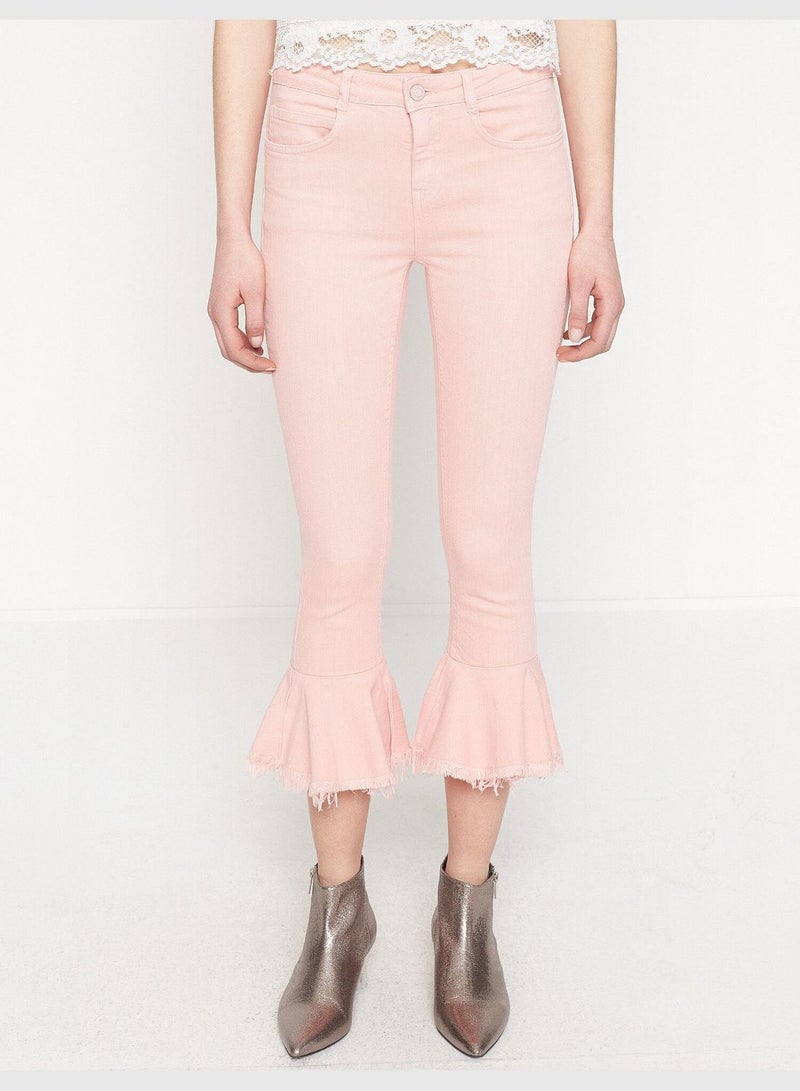 Frill Detailed Trousers