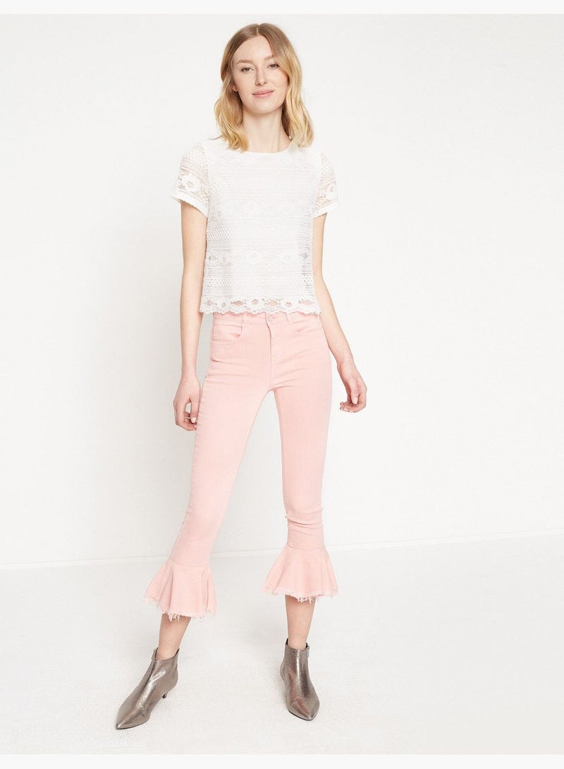 Frill Detailed Trousers