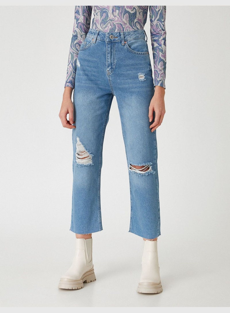 High Waist Flared Jean