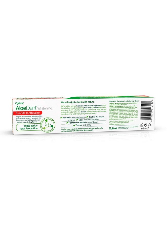 Aloedent Whitening Toothpaste With Fluoride 100 Ml