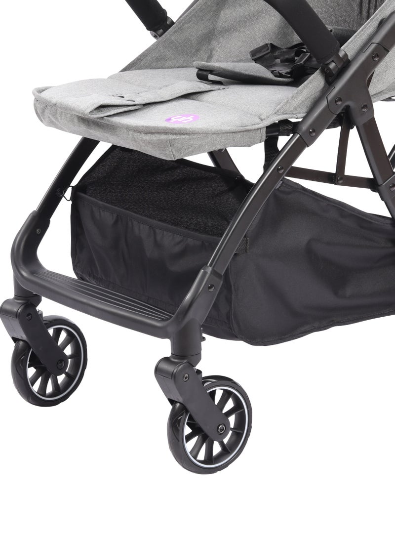 Hababy Premiun Cabin Stroller   Light Gray  Y1G
