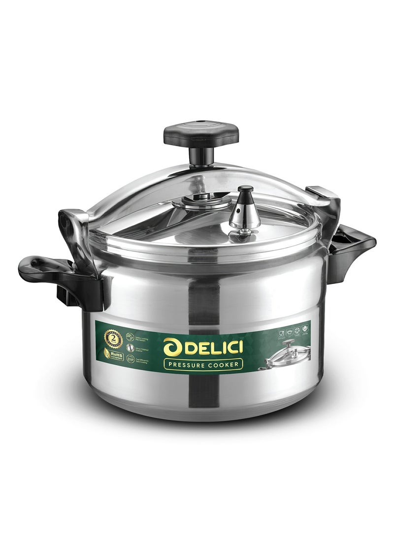 Aluminum Pressure Cooker 11L , Fast, Efficient, and Safe Cooking with Durable Body, Safety Locking Mechanism, Arabic cooker