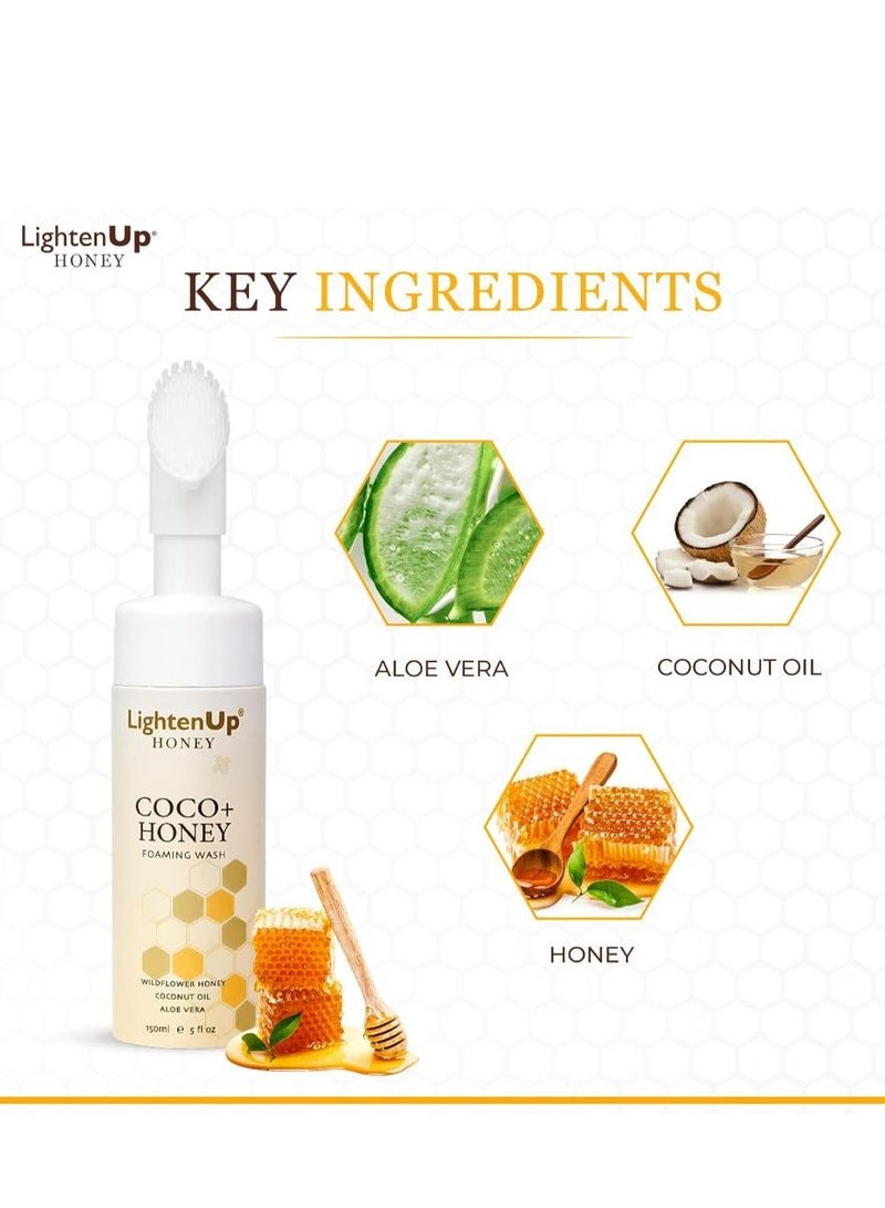 LightenUp COCO+Honey Foaming Wash 150 ML