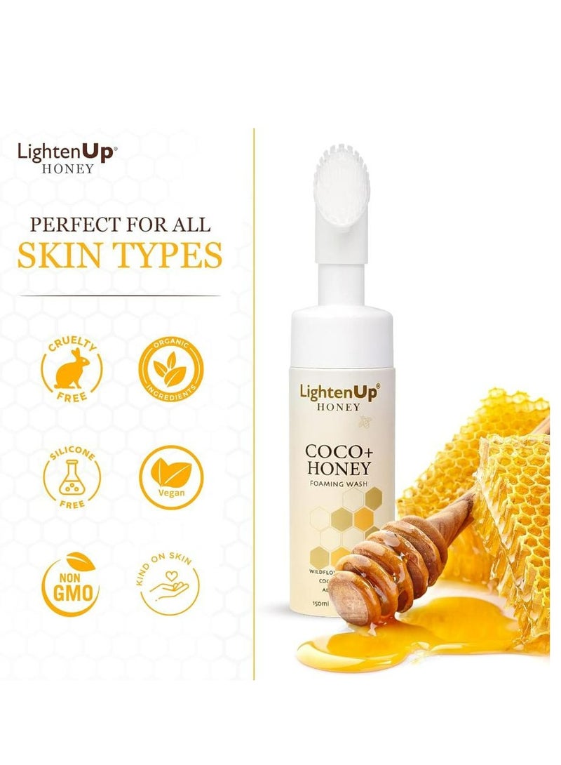 LightenUp COCO+Honey Foaming Wash 150 ML