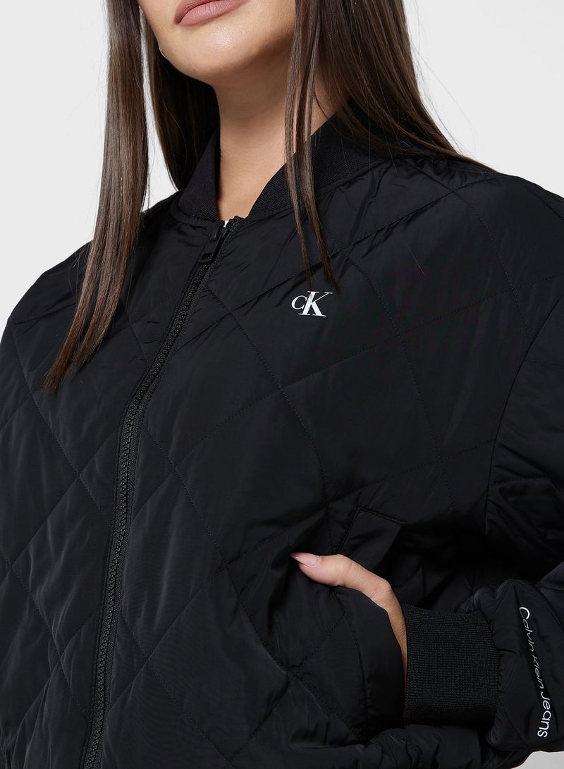 Zip Pocket Detail Jacket