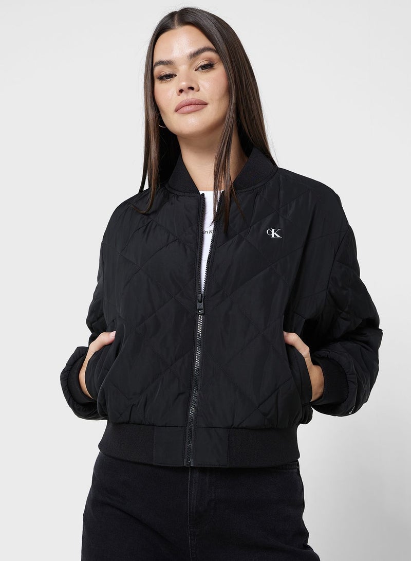 Zip Pocket Detail Jacket