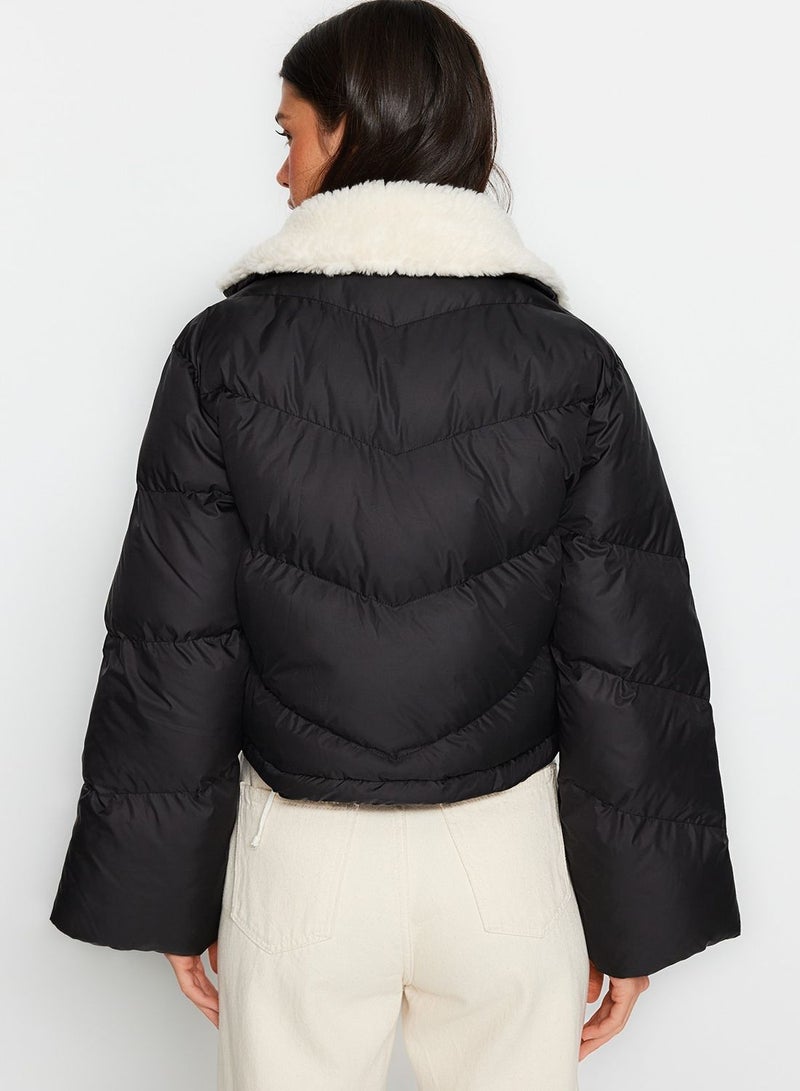 Fur Detail Puffer Jacket