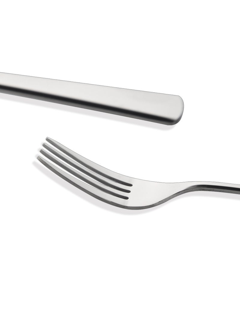 24-Piece Stainless Steel Cutlery Set with Laser Engraving For Kitchen
