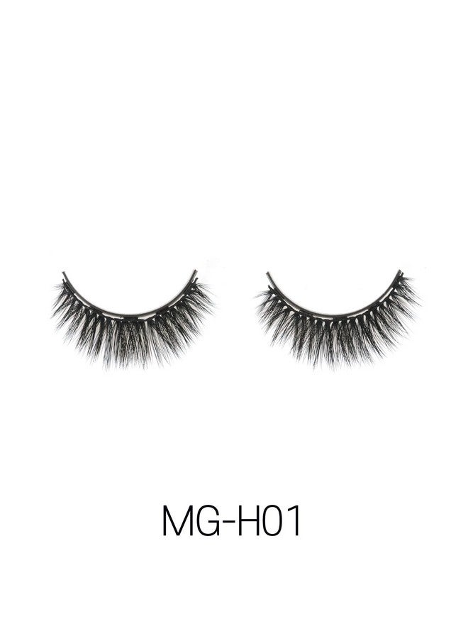 3D Magnetic Eyelashes Natural Looking Reusable Ultra Strength Faux Mink Lashes (H01)