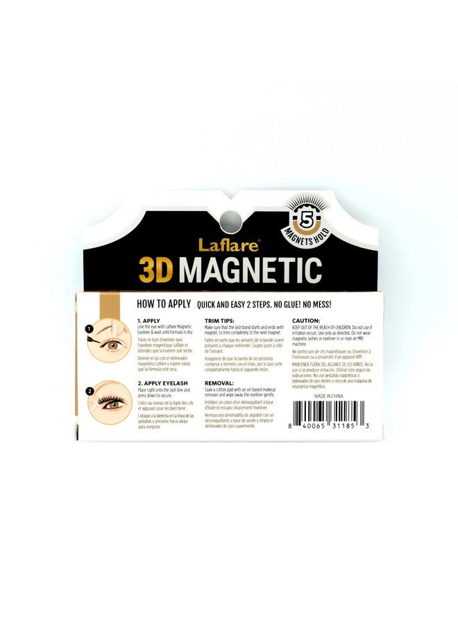 3D Magnetic Eyelashes Natural Looking Reusable Ultra Strength Faux Mink Lashes (H01)