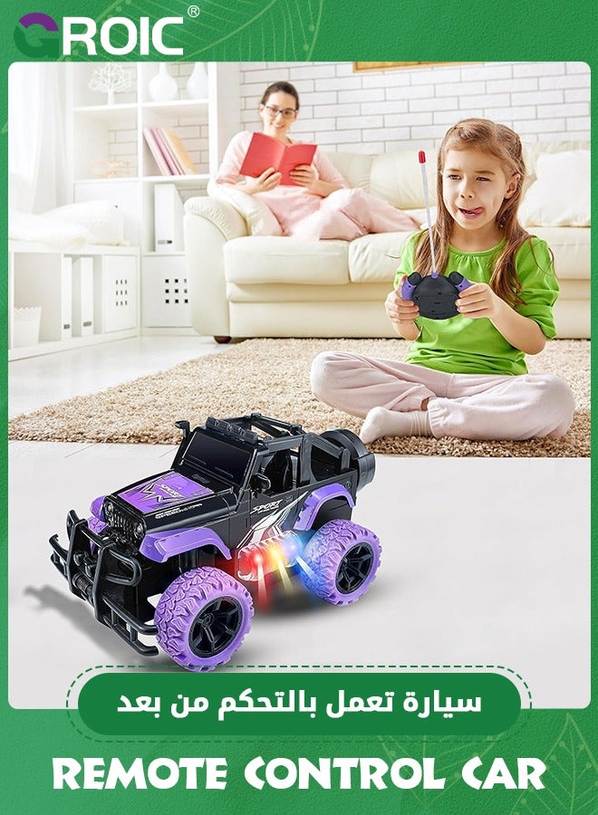 Remote Control Car RC Racing Cars, 1:20 Scale Remote Control Monster Truck, 2.4Ghz LED Light Off-Road Rc Cars,Toy Cars for Kids,Remote Control Jeep