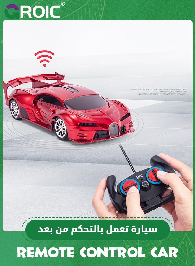 Remote Control Car 2.4Ghz Rechargeable High Speed 1/18 RC Cars Toys for Kids,Vehicle Racing Hobby with Headlight,Model Car