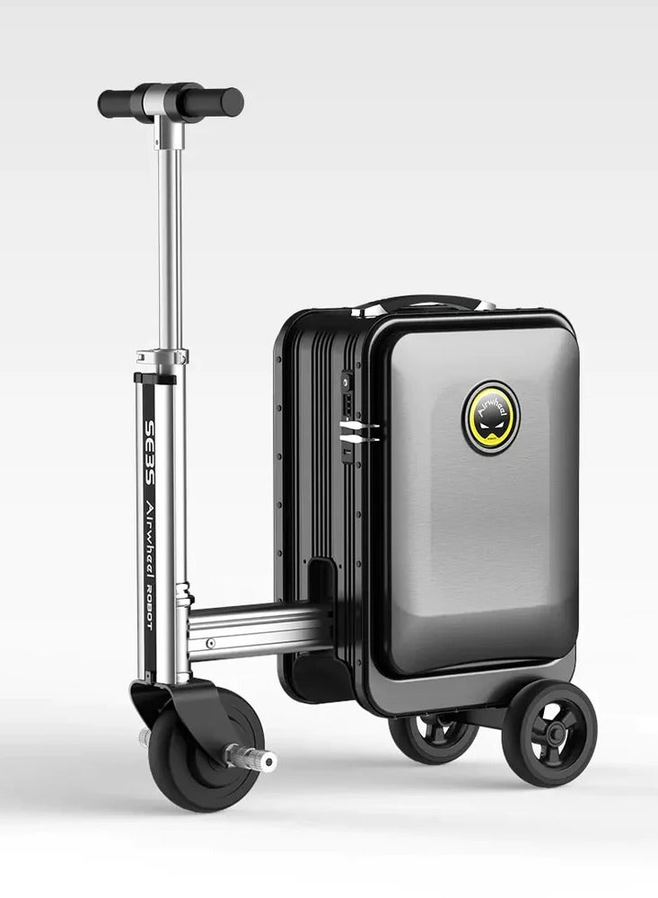 SE3S - Electric Luggage Scooter - Black | Smart Riding Suitcase with Removable Battery, Airwheel Luggage | Official Dealer in UAE