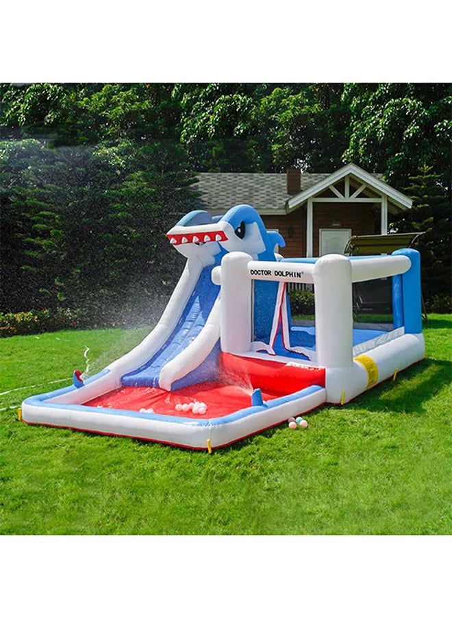 Shark Design Inflatable Water Slide 480x280x225cm