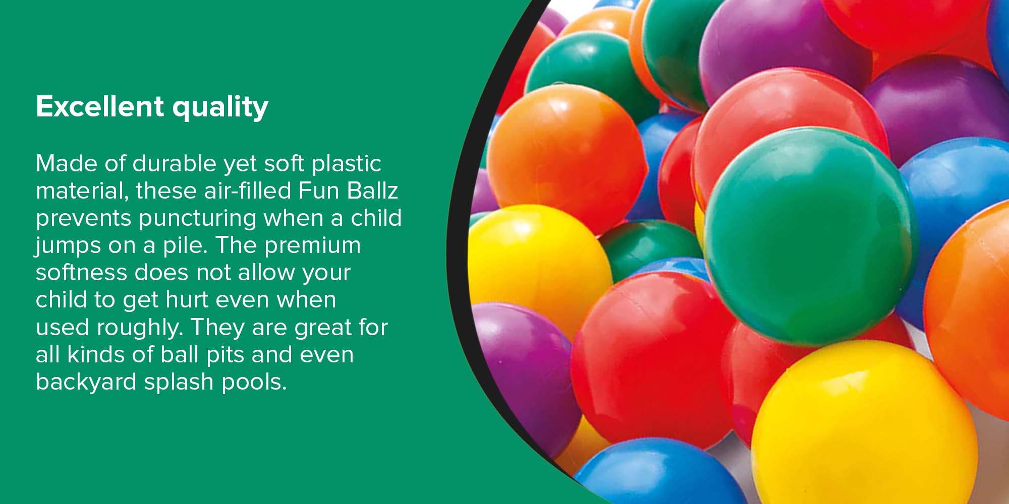 100-Piece Fun Ballz, 8 cm - Assortment