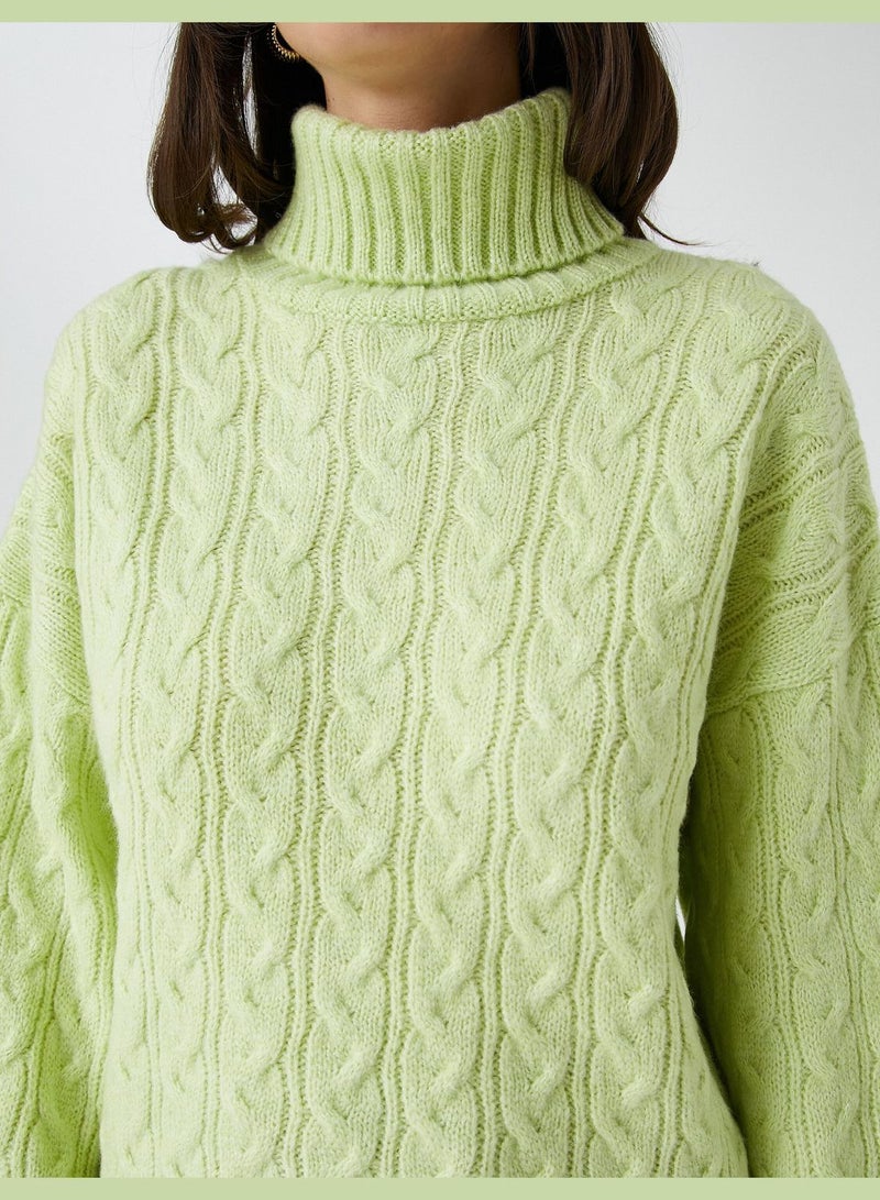 Turtleneck Knitted Sweater