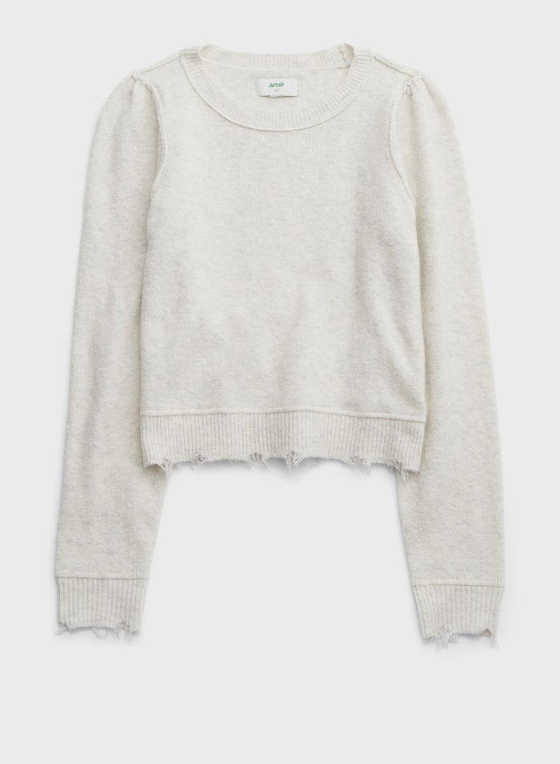 Crew Neck Knitted Sweater