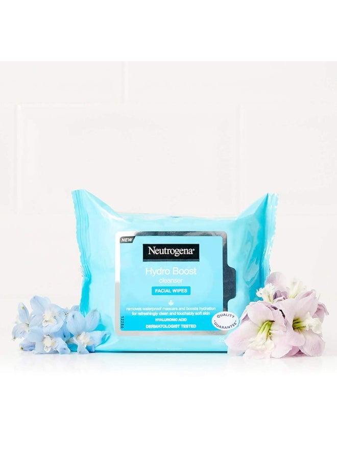 Hydro Boost Cleanser Facial 25 Wipes Pack Of 2