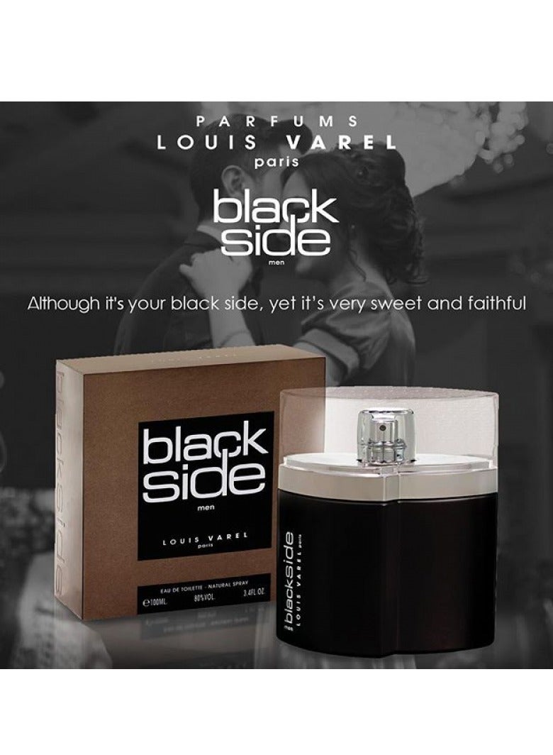 LOUIS VAREL BLACK SIDE EDT MEN 90ML