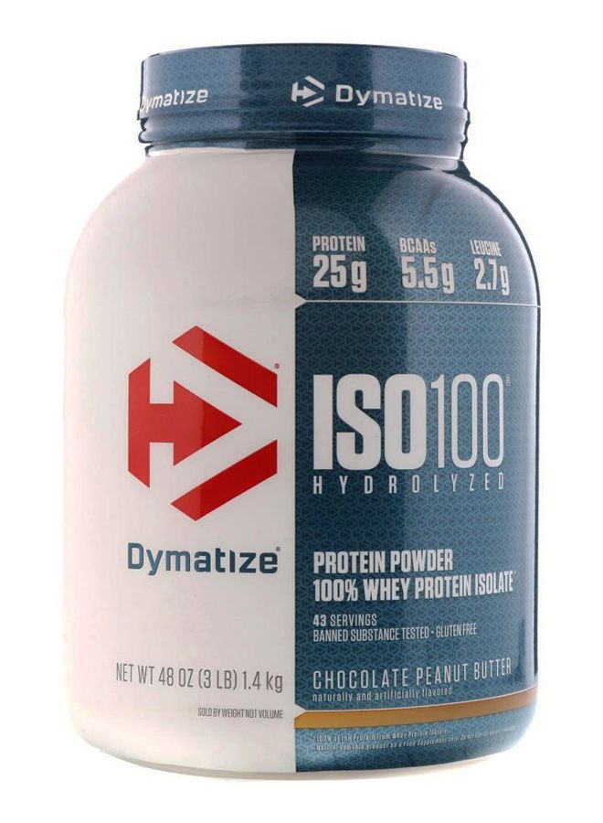 ISO100 Hydrolyzed Chocolate Peanut Butter Protein Powder