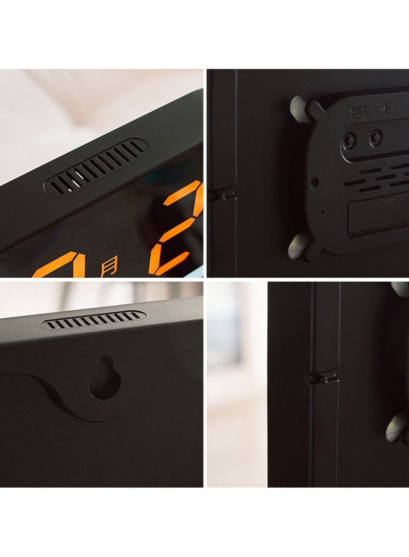 6632 Living room countdown timer gym wall clock led acrylic decoration creative large electronic clock wall hanging