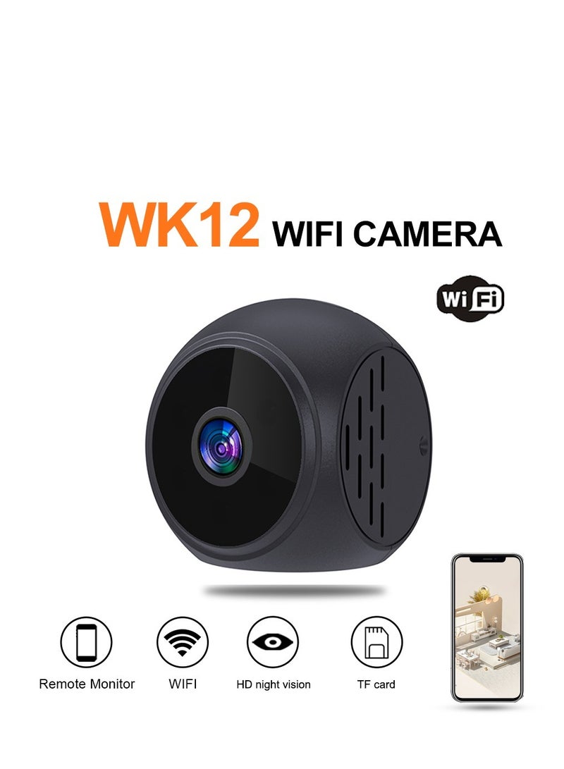 New Style WK12 WIFI Mini Camera IP Cameras Infrared Night Version Video Recorder Motion Activated HD DVR Camera.