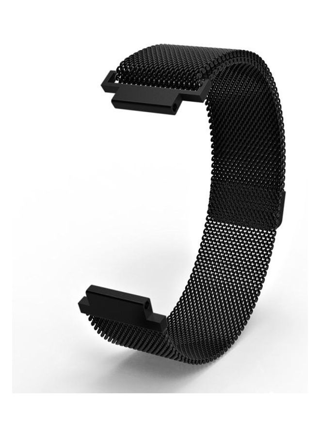 Milanese Replacement Wrist Strap Watchband For Garmin Vivoactive HR / Approach S2 / S4 Black