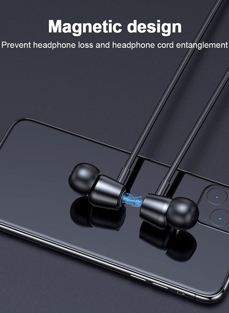 Wireless Bluetooth Headphones, Wireless Sports Earbuds, IPX5 Waterproof Stereo Headphones Gym Running 100 Hours of Playtime Noise Canceling Headphones