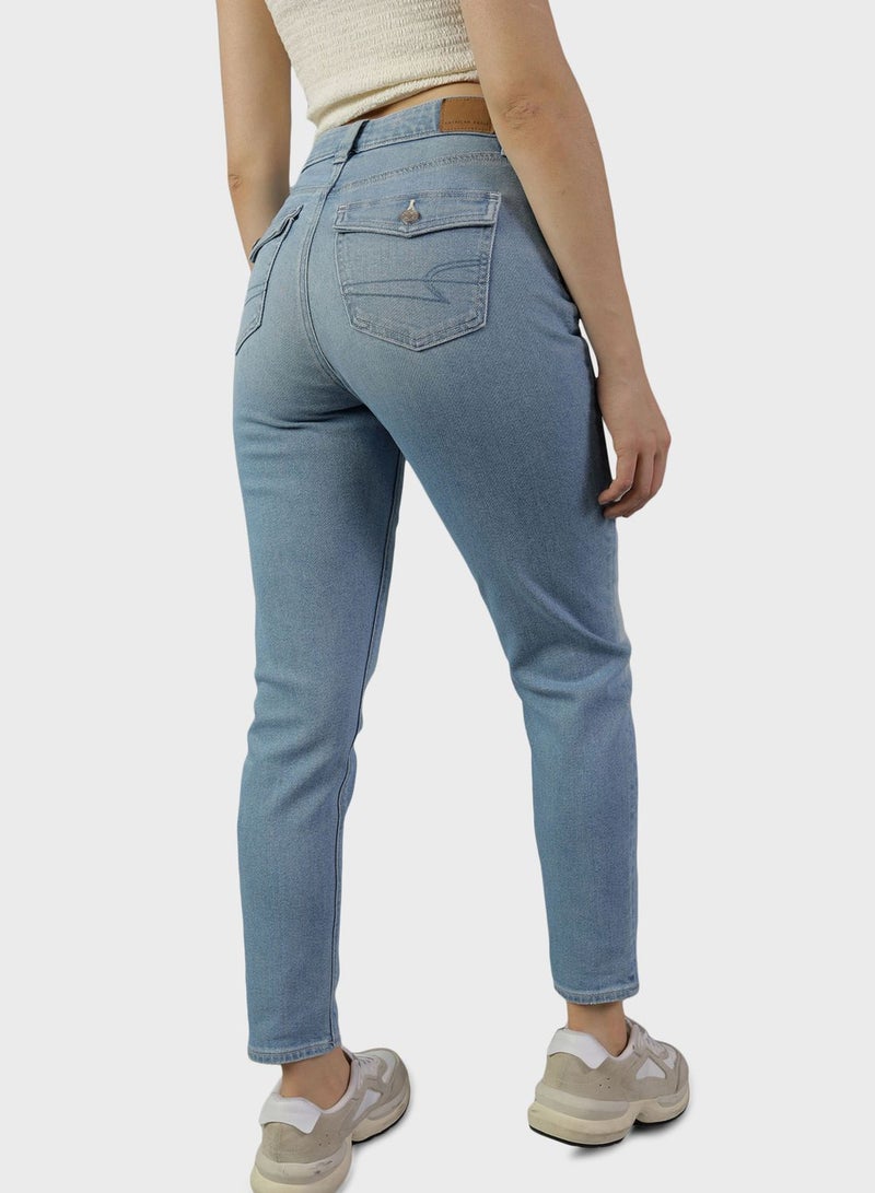 High Waist Mom Jeans