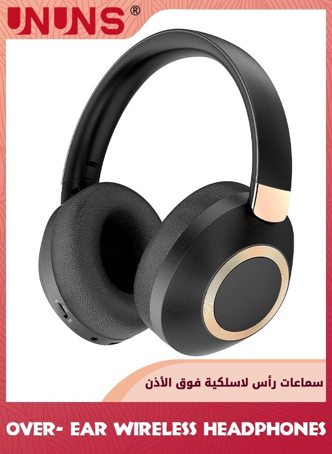 Active Noise Cancelling Headphones,Wireless Bluetooth Headphones,Over- Ear Headphones With Deep Bass,Long Playtime,Hi-Res Audio,Memory Foam Ear Cups For Travel Home Office