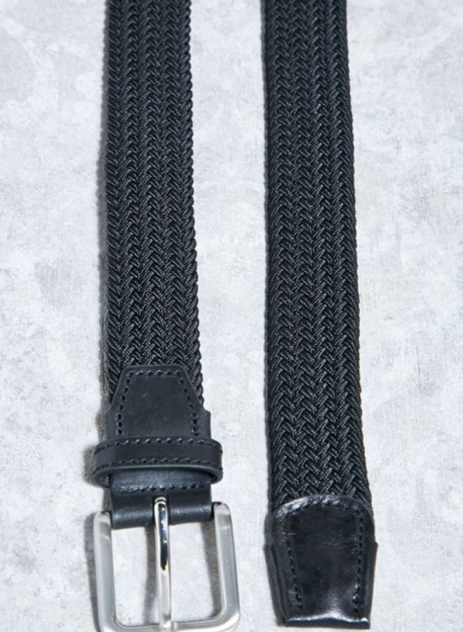 Spring Woven Belt Black