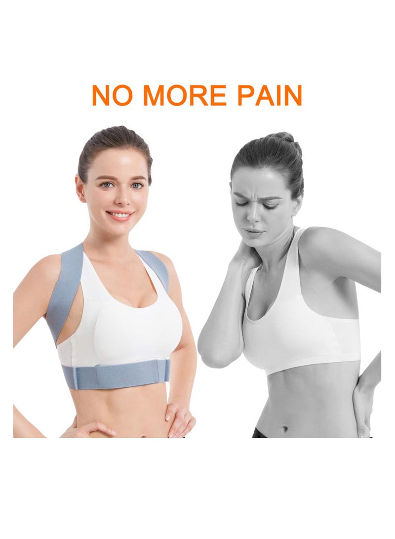 Back Support Posture Corrector Back Brace Posture Corrector for Women Men Fully Adjustable Back Brace Comfortable Posture Support for Back Neck and Shoulder Relief