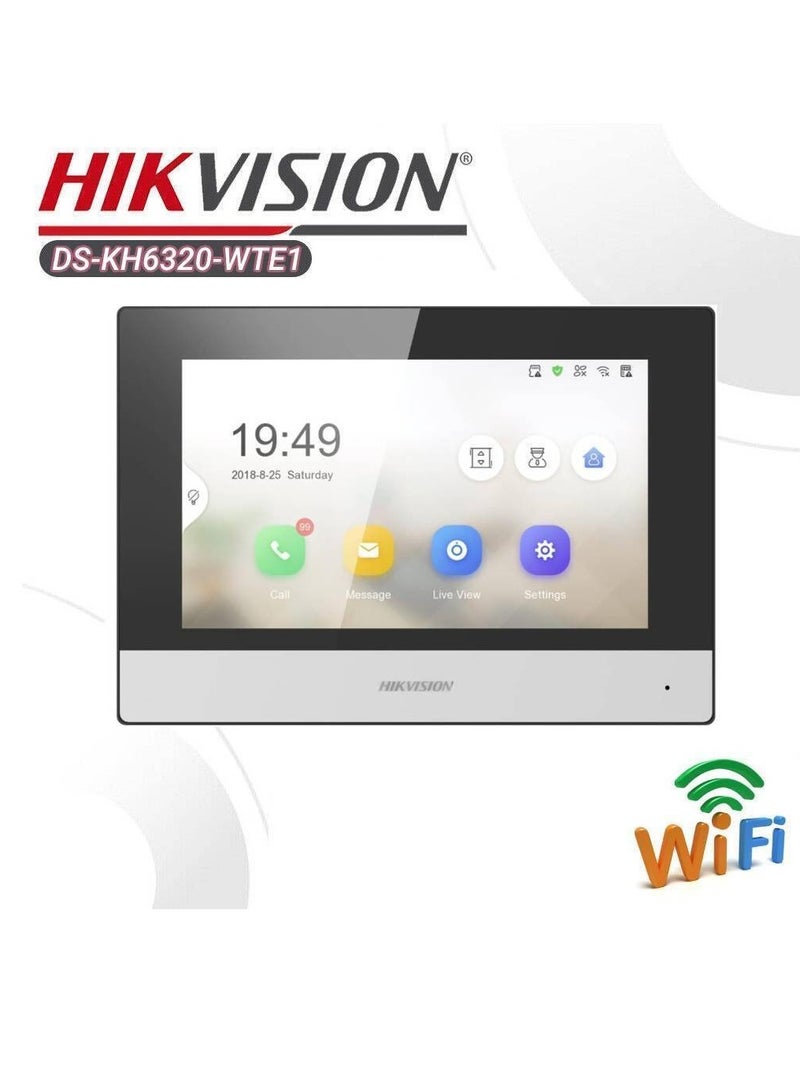 DS-KH6320-WTE1 Video Intercom Indoor Station, 7