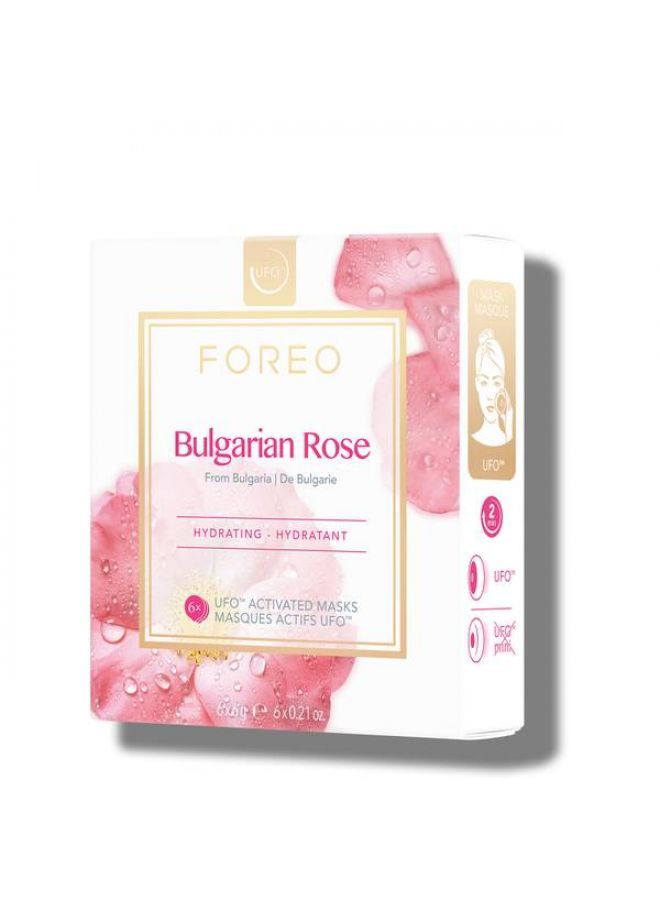 FOREO Bulgarian Rose UFO Moisture-Boosting Face Mask (6 Pack)