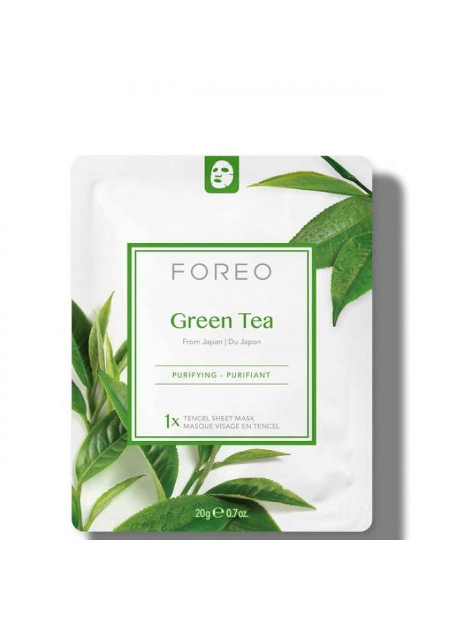 FOREO Green Tea Purifying Sheet Face Mask (3 Pack)