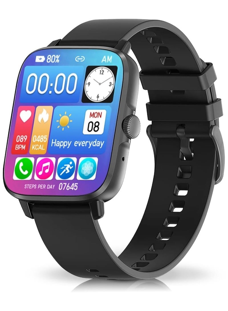 Smart Watch for Men - DT102 - Fitness Tracker Technology - Multiple sports modes - Dual Bluetooth 5.0 - Smart Watch to Monitor Blood Oxygen - Heart Rate - Smart Watch for Men