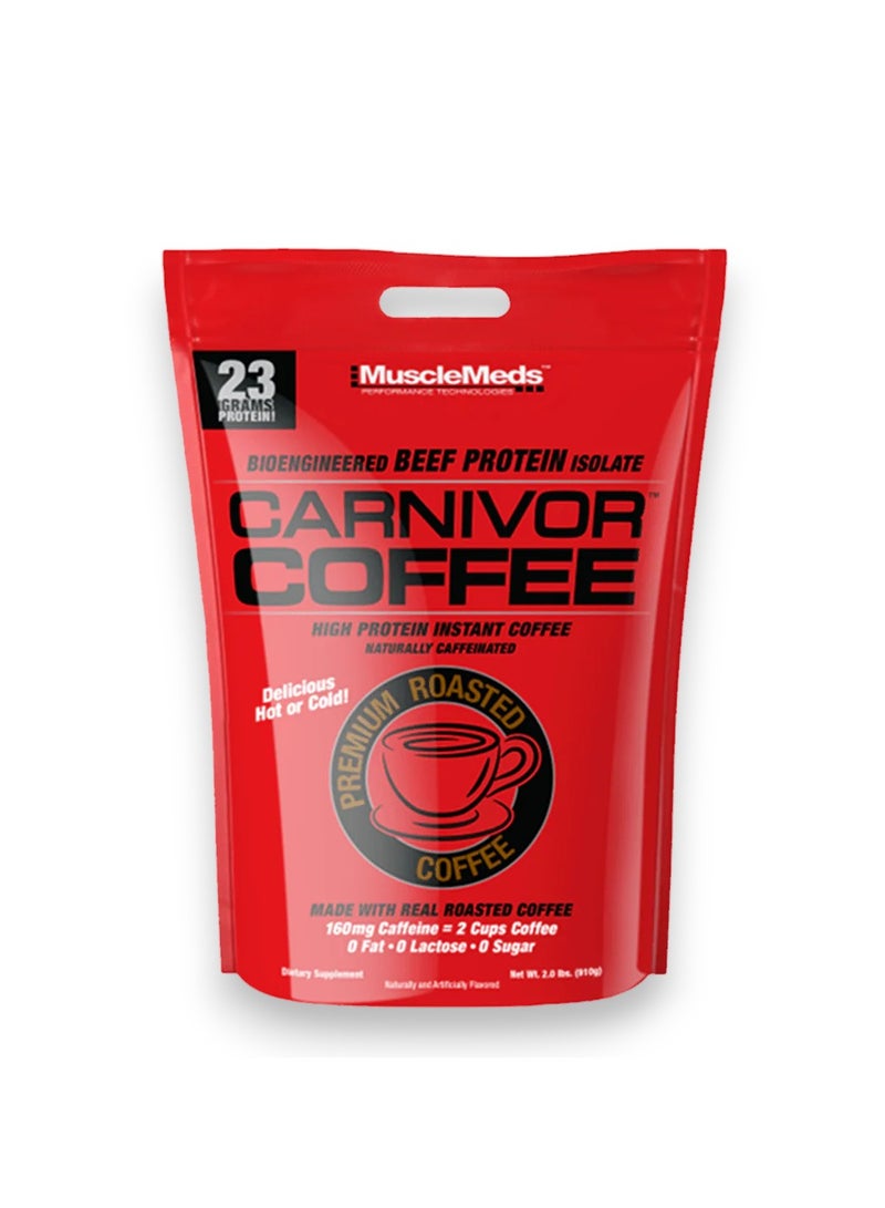 Carnivor Coffee, Bioengineered Beef Protein Isolate, Coffee Flavour, 4.07 Lbs