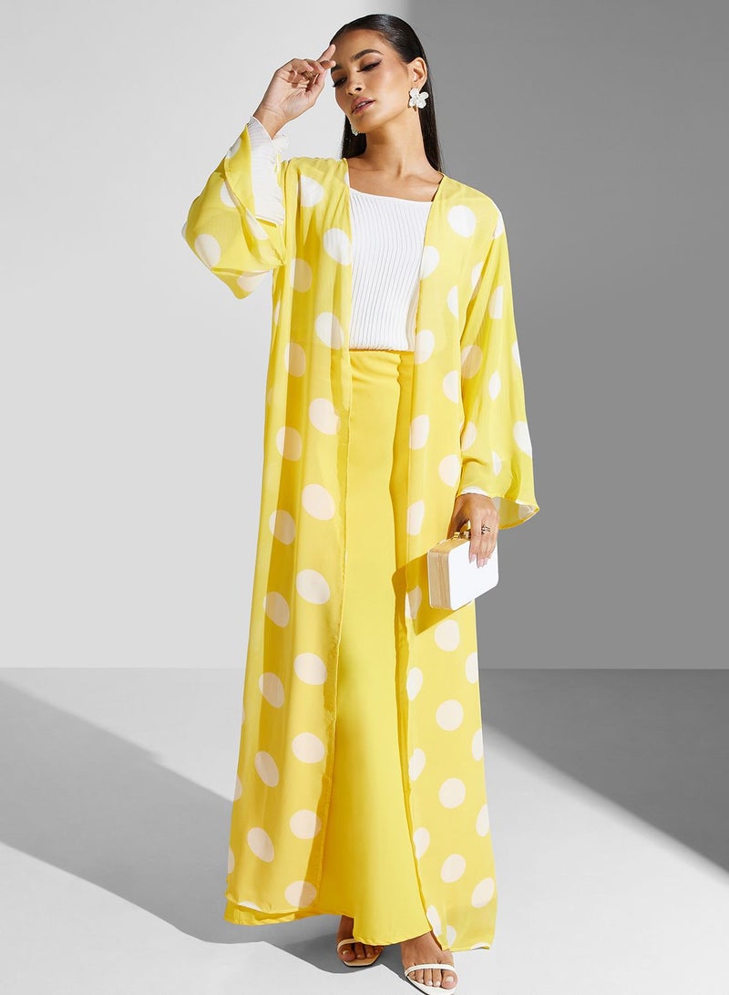 Floral Printed Longline Kimono