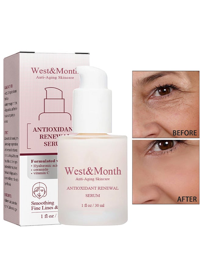 Antioxidant Renewal Serum 30ML, Has The Effect Of Tightening The Skin, Reducing Fine Lines, Restoring Skin Elasticity, And Preventing Aging, Anti Aging Serums For Face