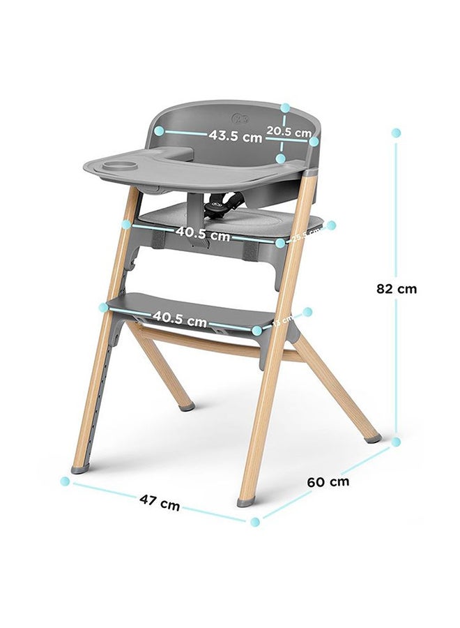 High Chair With Bouncer Calmee - Igee Wood