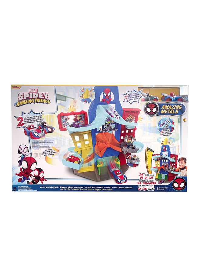 Spidey N Friends City Track Set