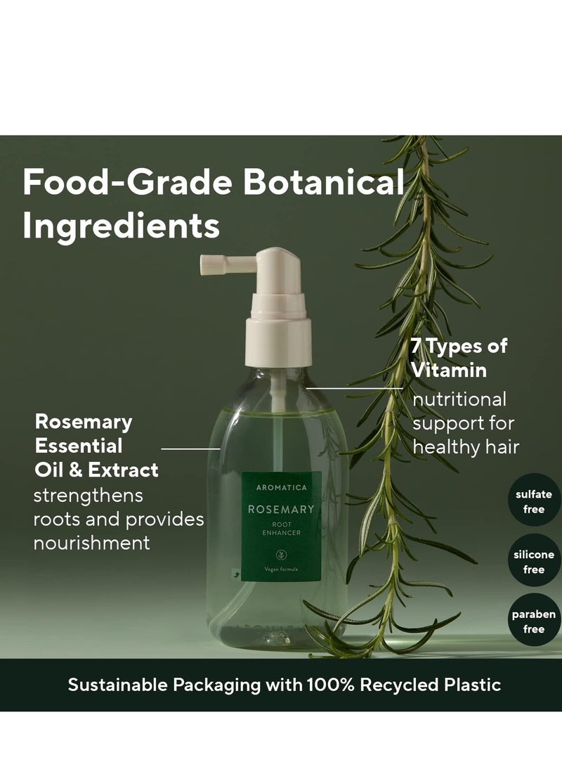 Rosemary Root Enhancer Scalp Treatment Spray For Hair Loss & Thinning Hair 3.3 fl oz (100 ml)