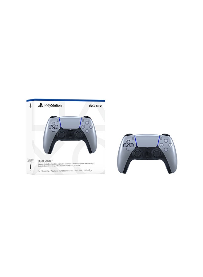 PlayStation 5 DualSense Wireless Controller - Sterling Silver (UAE Version)