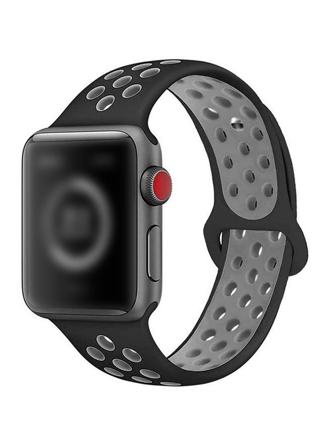 Replacement Band For Apple Watch Series 1/2/3/4 40mm Black/Grey