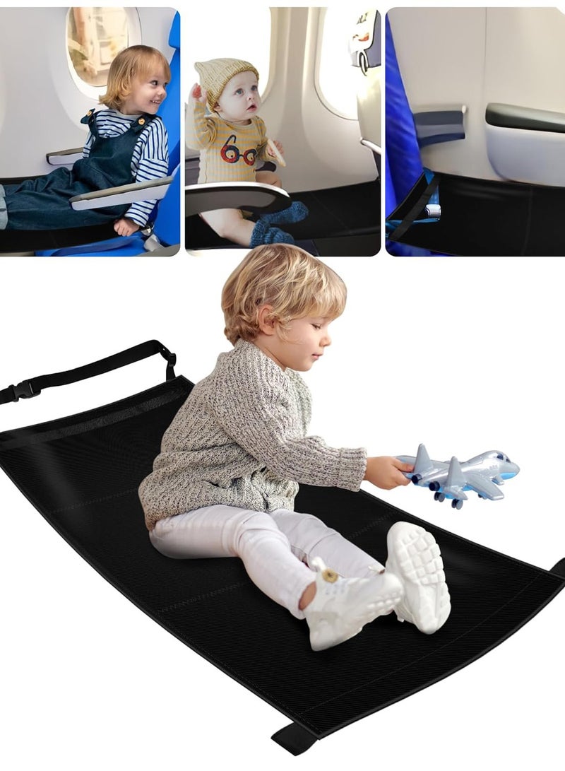 Baby Airplane Travel Footrest Bed Toddler Airplane Seat Portable Toddler Travel Foot Hammock Airplane Seat Extender Leg Rest for Children Travel Essentials for Children to Lie Down on Plane