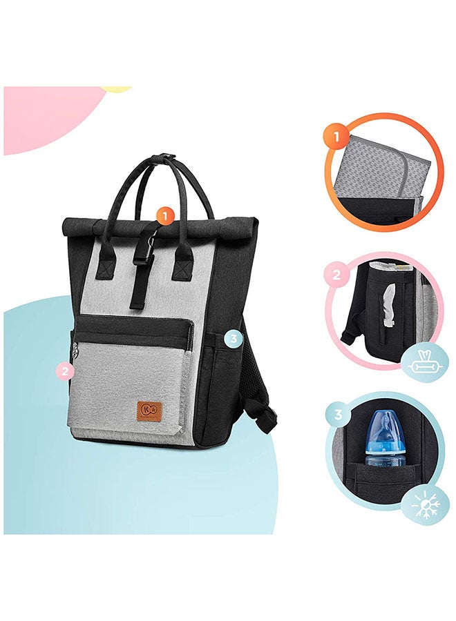 Moonpack Diaper Backpack - Grey