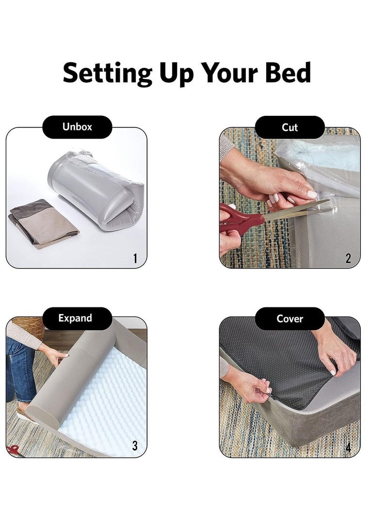 Signature Quiet Time Memory Foam Sofa Bed For Dogs