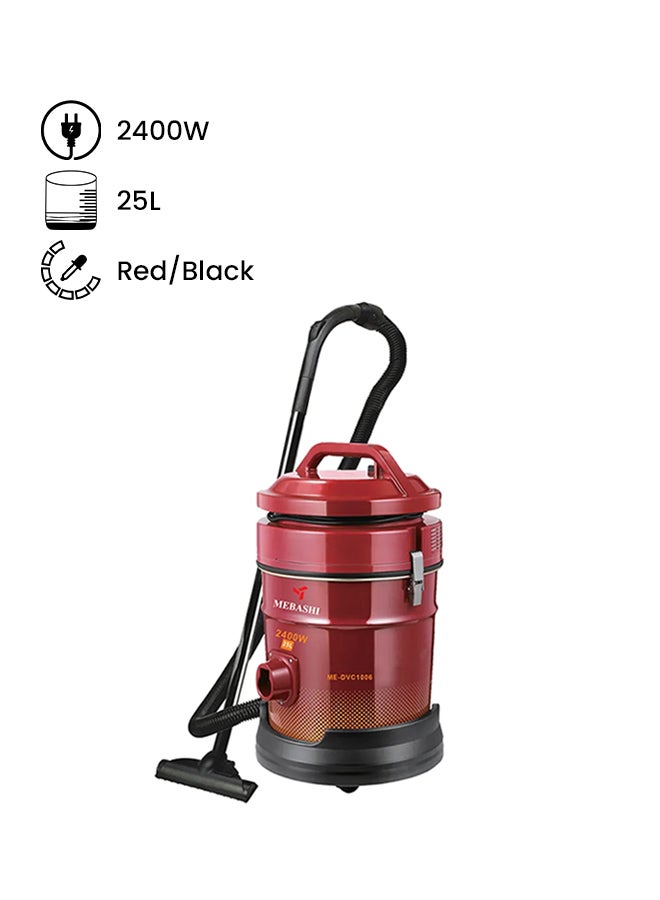 Vacuum Cleaner 2400W ME-DVC 1006 Red/Black