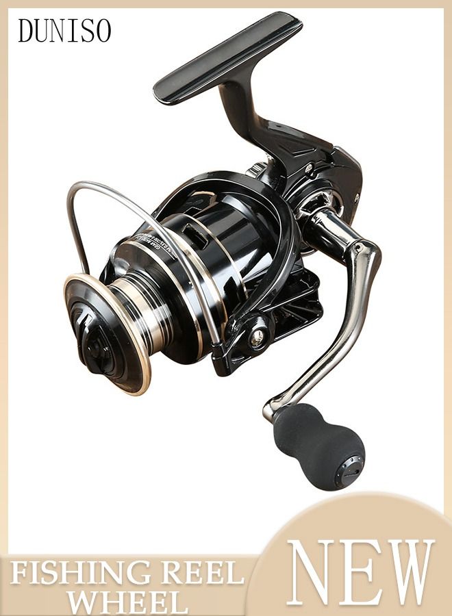 Spinning Fishing Reel Full Metal Wear Resistant Build in Sound Tips Anti-Slip Wheel For Seawater or Freshwater